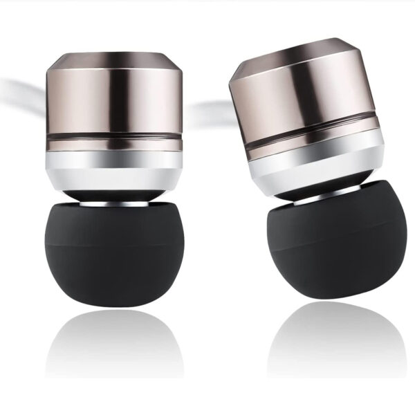 sephia SP3060 Earbuds Wired in Ear Headphones with Tangle-Free Cord Noise Isolating Earphones Deep Bass Case Ear Buds 3.5 mm Jack Plug