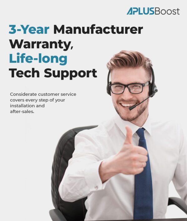 Cell Phone Booster for Band 12, 17, 13, 5. Support-Verizon, AT&T, T-Mobile & More, Cell Phone Booster for Home and Office Boosts 2G 3G 4G LTE 5G Signal, Cell Booster Up to 3,000 Sq. Ft. - Image 3