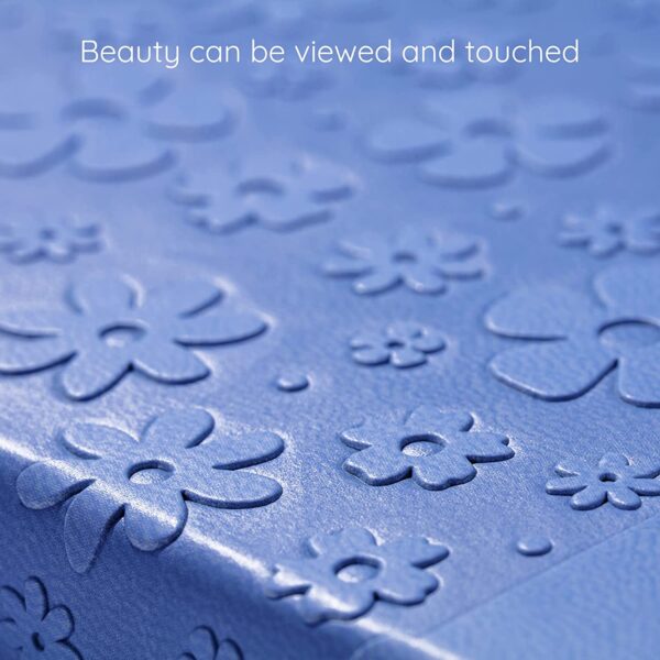 ARITIN Journal for Women-Journal Notebook Hardcover 208 Pages Lined, PU Leather Notebook Embossed Flowers, 5.7 X 8.4 in, 100gsm A grade Paper, Light Blue - Image 4