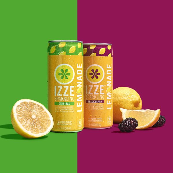 Izze Sparkling Juice, 4 Flavor Variety Pack, 8.4 Fl Oz (24 Count) - Image 4