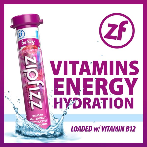Zipfizz Energy Drink Mix， Electrolyte Hydration Powder with B12 and Multi Vitamin， Combo Pack (24 Pack) - Image 4