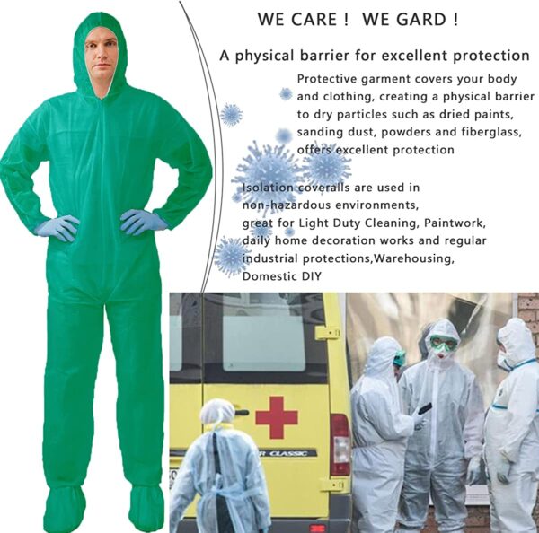 VVicogard Disposable Isolation Coveralls - Image 2