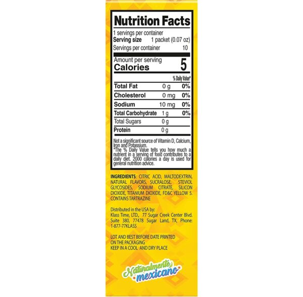 Klass Aguas Frescas, Cucumber-Limeade Sugar Free Drink Mix, 10 On-The-Go Sticks (Pack of 4, 40 Count) - Image 6