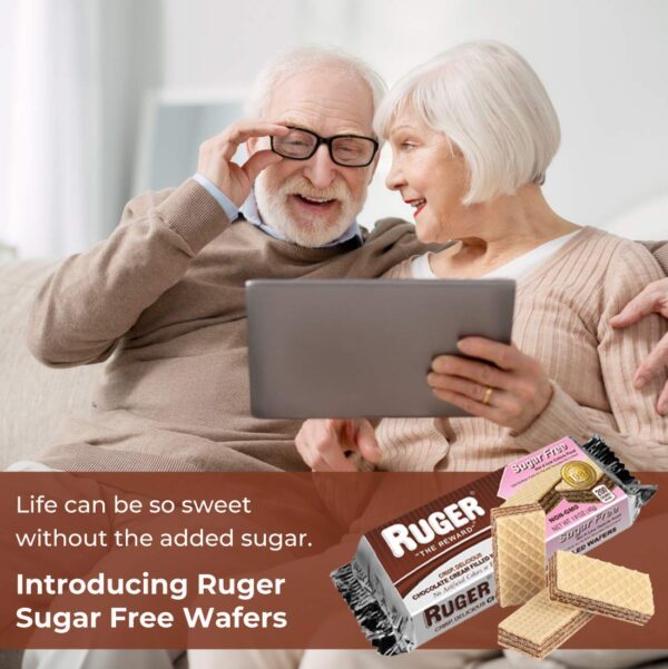 RUGER Sugar Free Chocolate Wafers 1.6 Ounce (Pack of 12) - Image 3