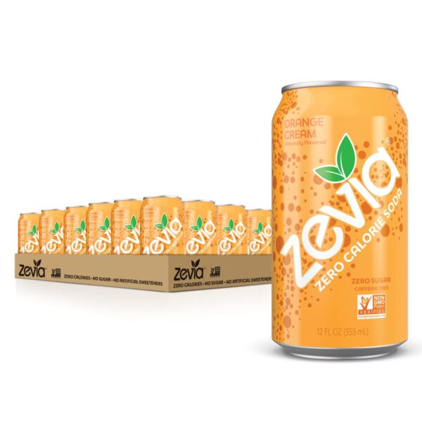 Zevia Zero Calorie Energy Drink， Pineapple Paradise， 12 Fl Oz (Pack of 12)