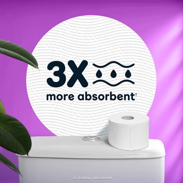 Cottonelle Ultra Comfort Toilet Paper with Cushiony CleaningRipples Texture, 24 Family Mega Rolls (24 Family Mega Rolls = 108 Regular Rolls) (4 Packs of 6), 325 Sheets per Roll, Packaging May Vary - Image 7