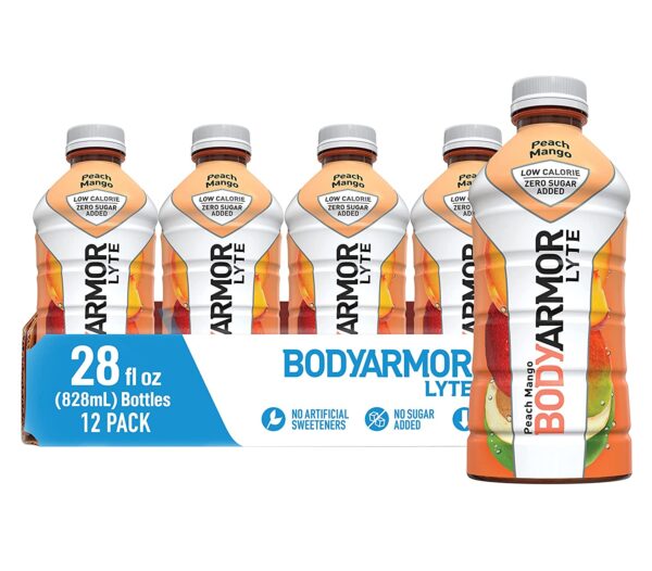 BODYARMOR LYTE Sports Drink Low-Calorie Sports Beverage, Kiwi Strawberry, Natural Flavors With Vitamins, Potassium-Packed Electrolytes, Perfect For Athletes, 16 Fl Oz (Pack of 12) - Image 3