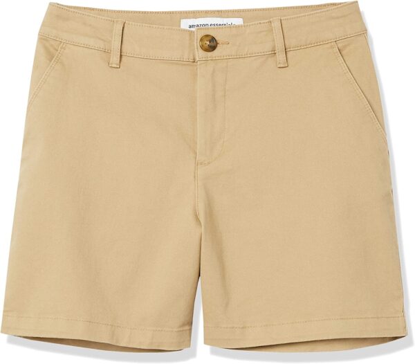 Amazon Essentials Women's 5" Inseam Chino Short (Available in Straight and Curvy Fits) - Image 2