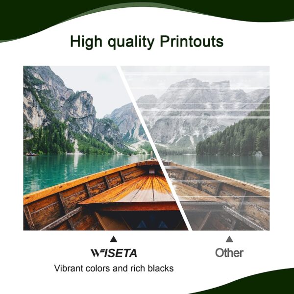 65XL Black High-yield Ink Cartridges (2-Black) Remanufactured Replacement for HP 65 XL Ink 65XL Black Ink for Envy 5058 5055 5034 5032 5030 5014 5012 DeskJet 3755 2655 2624 3758 3720 Printer | N9K04AN - Image 2