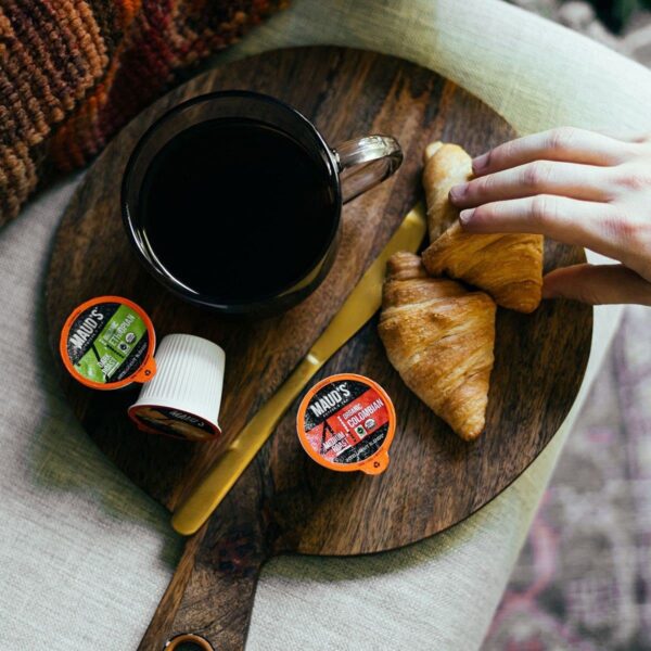 Maud's Organic Colombian Coffee (Organic Medium Roast Coffee)， 24ct. Solar Energy Produced Recyclable Single Serve Fair Trade Single Origin Organic Coffee Pods - 100% Arabica Coffee， KCup Compatible - Image 5