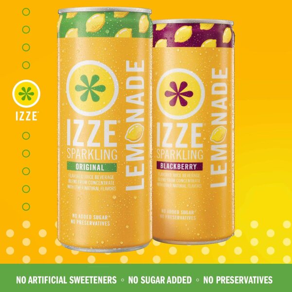 Izze Sparkling Juice, 4 Flavor Variety Pack, 8.4 Fl Oz (24 Count) - Image 5