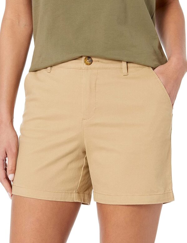 Amazon Essentials Women's 5" Inseam Chino Short (Available in Straight and Curvy Fits) - Image 5