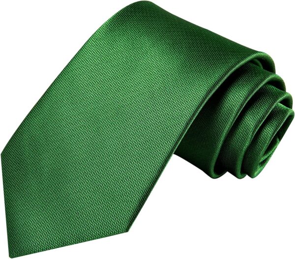 Dubulle Mens Paisely Silk Tie for Men Necktie and Pocket Square Set - Image 3