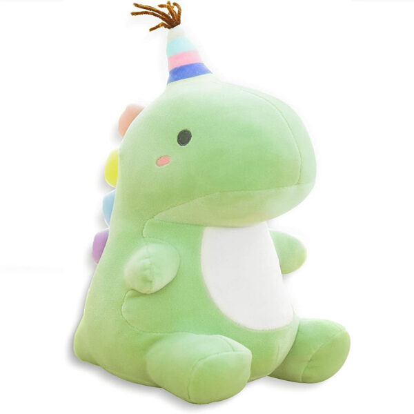 Ahlulu Cute Dinosaur Plush Toy 10" Soft Stuffed Animal Doll for Kids Babies Toddlers, Green