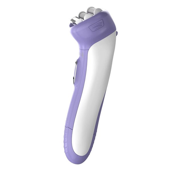 Remington WDF5030A Smooth & Silky Electric Shaver for Women, 4-Blade Smooth Glide Foil Shaver and Bikini Trimmer with Almond Oil Strip, Purple/White - Image 13