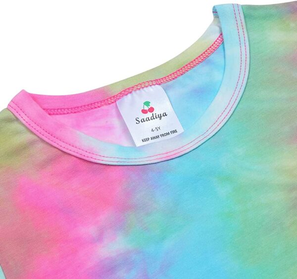 Saadiya Girls Nightgown Unicorn Pajamas for Girls Princess Soft Cute Sleepwear - Image 5