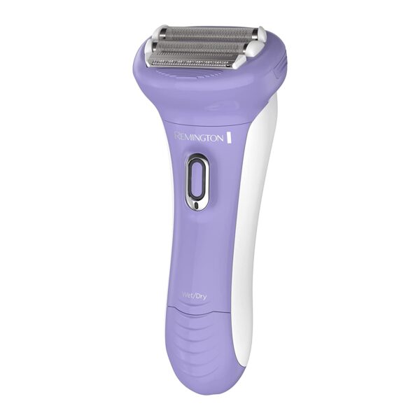 Remington WDF5030A Smooth & Silky Electric Shaver for Women, 4-Blade Smooth Glide Foil Shaver and Bikini Trimmer with Almond Oil Strip, Purple/White - Image 15