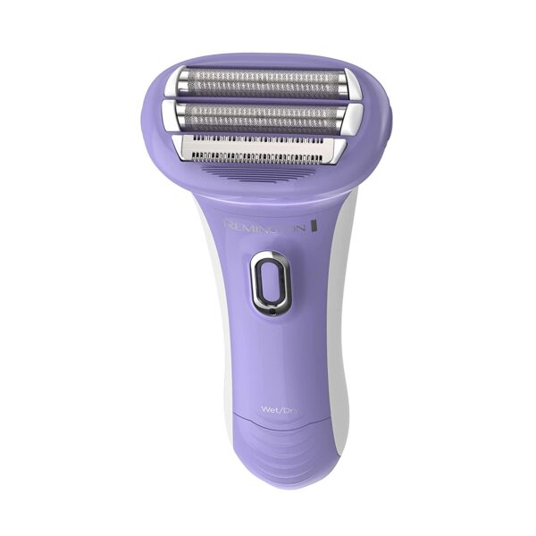 Remington WDF5030A Smooth & Silky Electric Shaver for Women, 4-Blade Smooth Glide Foil Shaver and Bikini Trimmer with Almond Oil Strip, Purple/White - Image 9