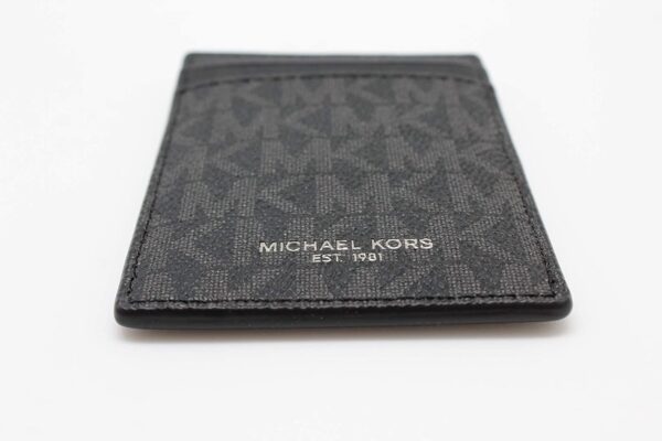 Michael Kors Men’s Leather Gifting Money Clip Card Case Box Set Black - Image 6