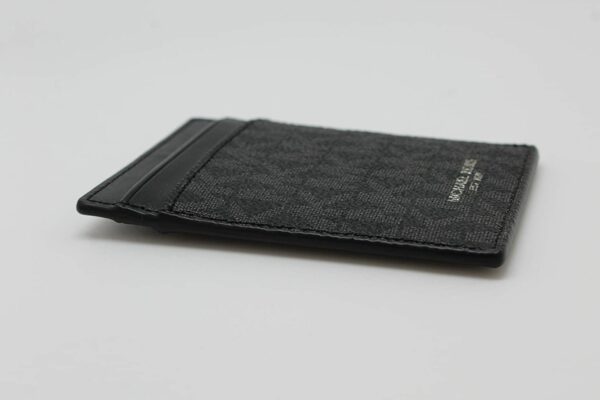 Michael Kors Men’s Leather Gifting Money Clip Card Case Box Set Black - Image 7