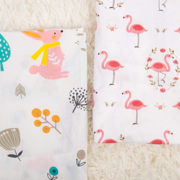 ALVABABY Changing Pad Covers 2pack 100% Organic Cotton Soft and Light Baby Cradle Mattress for Boys and Girls 2TWCZ08 - Image 2