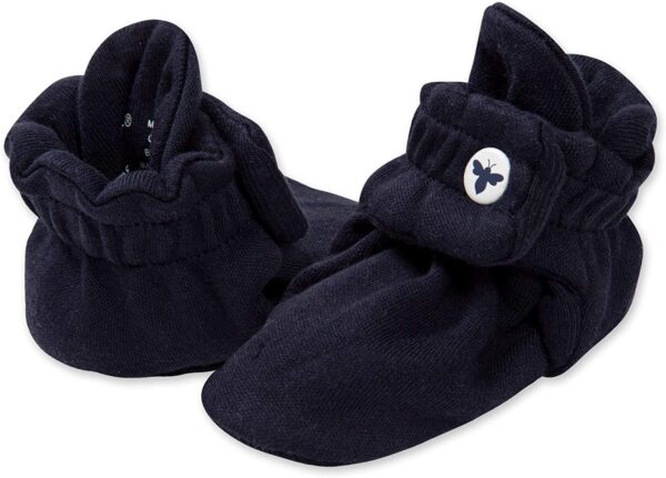 Burt's Bees Baby Unisex Baby - Baby Booties, Organic Cotton Adjustable Infant Shoes Slipper Sock - Image 10