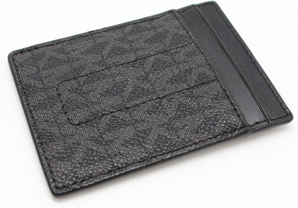 Michael Kors Men’s Leather Gifting Money Clip Card Case Box Set Black - Image 4