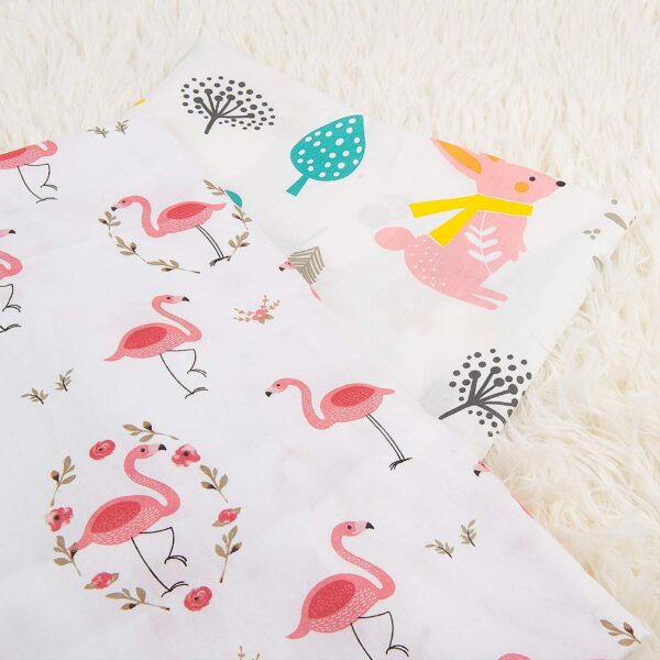 ALVABABY Changing Pad Covers 2pack 100% Organic Cotton Soft and Light Baby Cradle Mattress for Boys and Girls 2TWCZ08 - Image 9