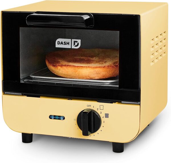 DASH Mini Toaster Oven Cooker for Bread, Bagels, Cookies, Pizza, Paninis & More with Baking Tray, Rack, Auto Shut Off Feature - Aqua - Image 6