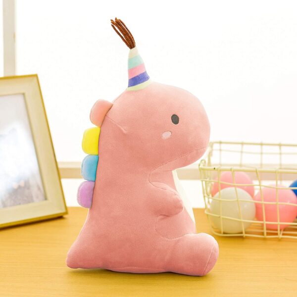 Ahlulu Cute Dinosaur Plush Toy 10" Soft Stuffed Animal Doll for Kids Babies Toddlers, Green - Image 7