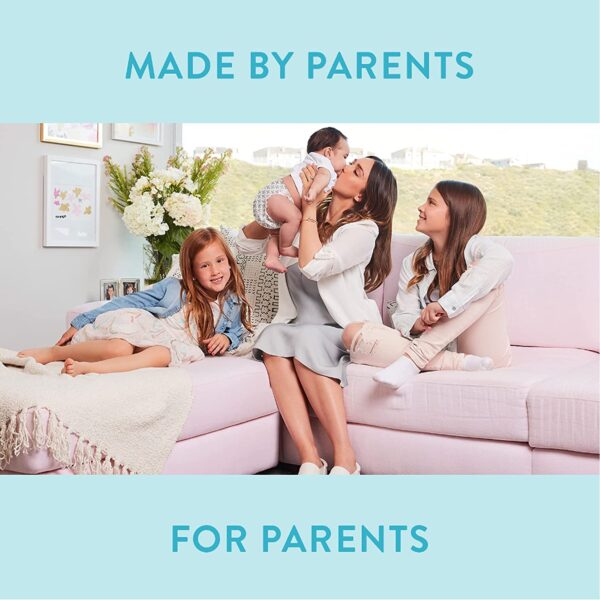 The Honest Company Clean Conscious Diapers | Plant-Based, Sustainable | Classic Stripes + Feeling Nauti | Super Club Box, Size 3 (16-28 lbs), 136 Count - Image 5